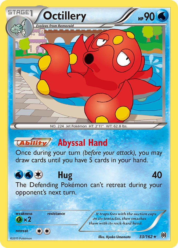 Octillery(33/162) (Theme Deck Exclusive) [XY: BREAKthrough] | Exor Games Summserside