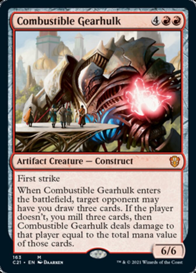 Combustible Gearhulk [Commander 2021] | Exor Games Summserside