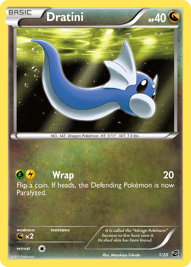 Dratini (1/20) [Black & White: Dragon Vault] | Exor Games Summserside