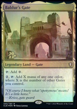 Baldur's Gate [Commander Legends: Battle for Baldur's Gate Prerelease Promos] | Exor Games Summserside