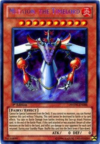 Metaion, the Timelord [PHSW-EN098] Secret Rare | Exor Games Summserside