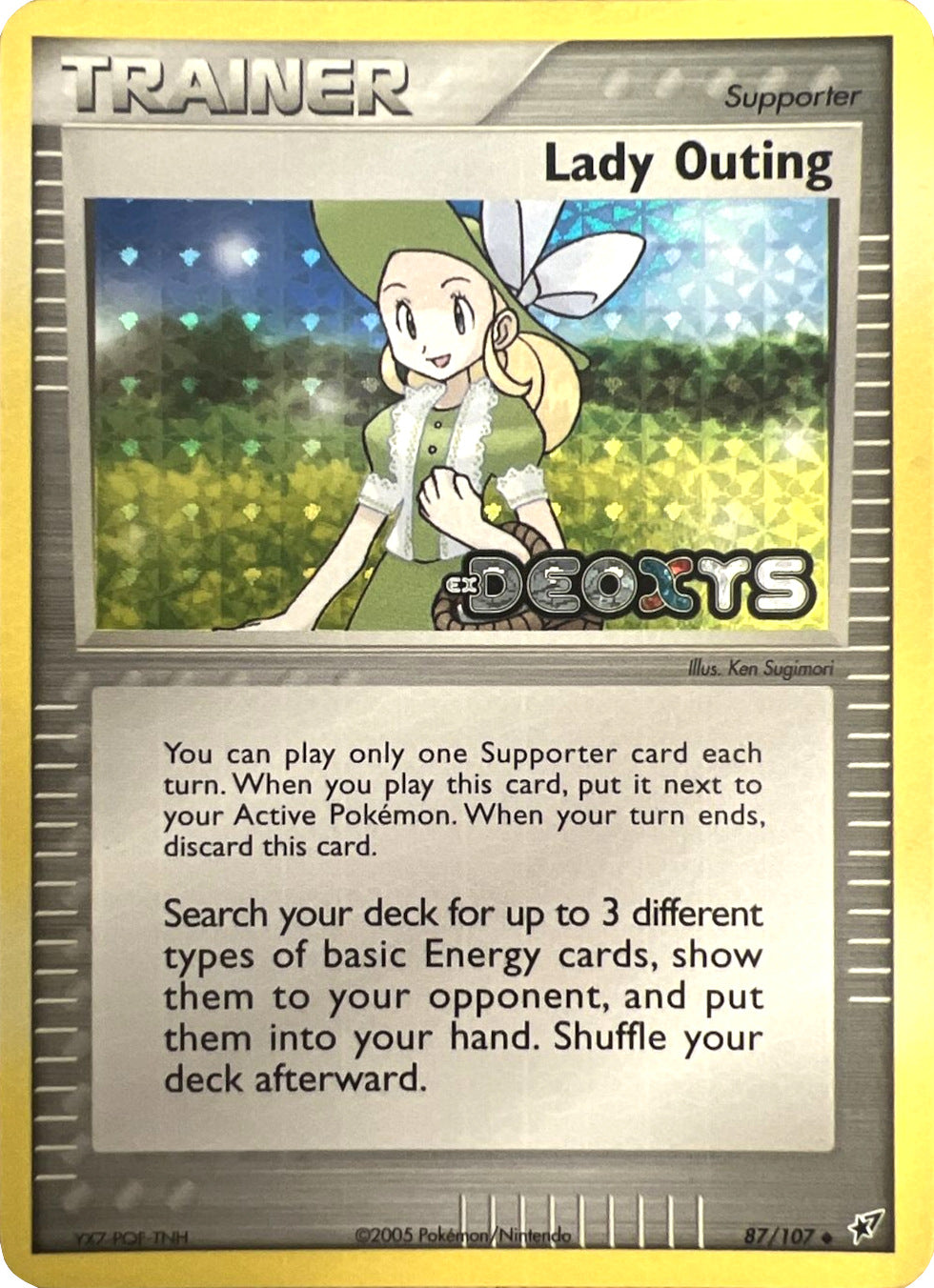 Lady Outing (87/107) (Stamped) [EX: Deoxys] | Exor Games Summserside