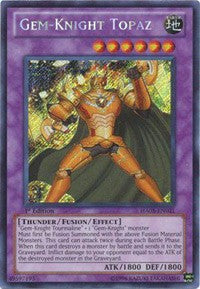 Gem-Knight Topaz [HA05-EN021] Secret Rare | Exor Games Summserside