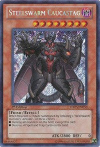 Steelswarm Caucastag [HA05-EN050] Secret Rare | Exor Games Summserside