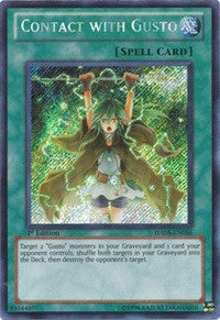 Contact with Gusto [HA05-EN056] Secret Rare | Exor Games Summserside