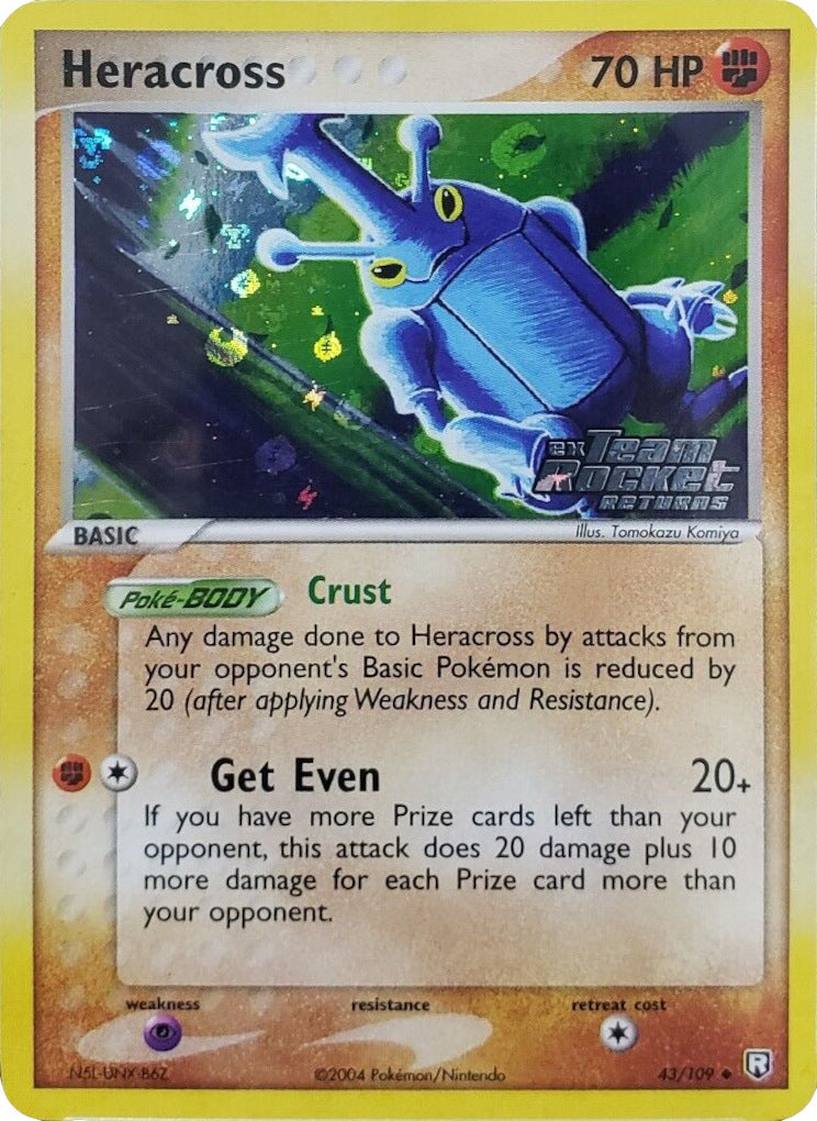 Heracross (43/109) (Stamped) [EX: Team Rocket Returns] | Exor Games Summserside