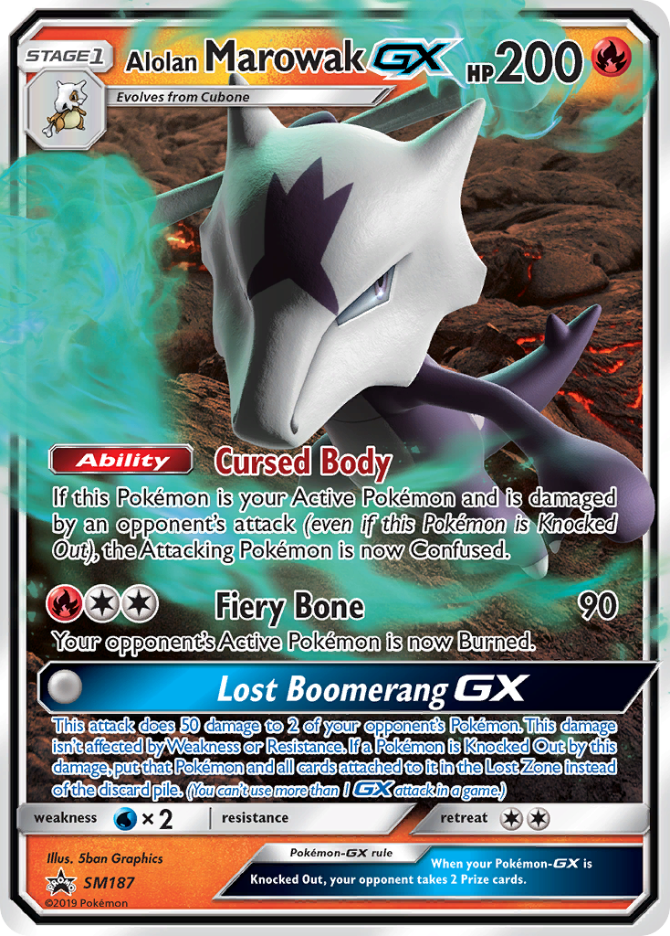 Alolan Marowak GX (SM187) [Sun & Moon: Black Star Promos] | Exor Games Summserside