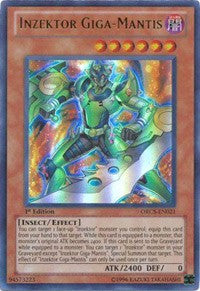 Inzektor Giga-Mantis [ORCS-EN021] Ultra Rare | Exor Games Summserside