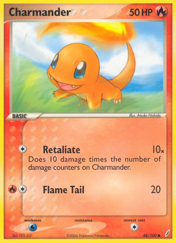 Charmander (48/100) [EX: Crystal Guardians] | Exor Games Summserside