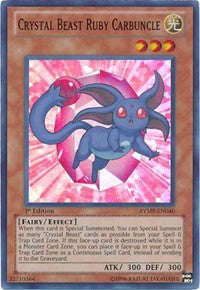 Crystal Beast Ruby Carbuncle [RYMP-EN040] Super Rare | Exor Games Summserside