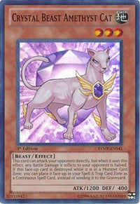 Crystal Beast Amethyst Cat [RYMP-EN041] Super Rare | Exor Games Summserside