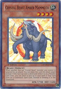 Crystal Beast Amber Mammoth [RYMP-EN044] Super Rare | Exor Games Summserside