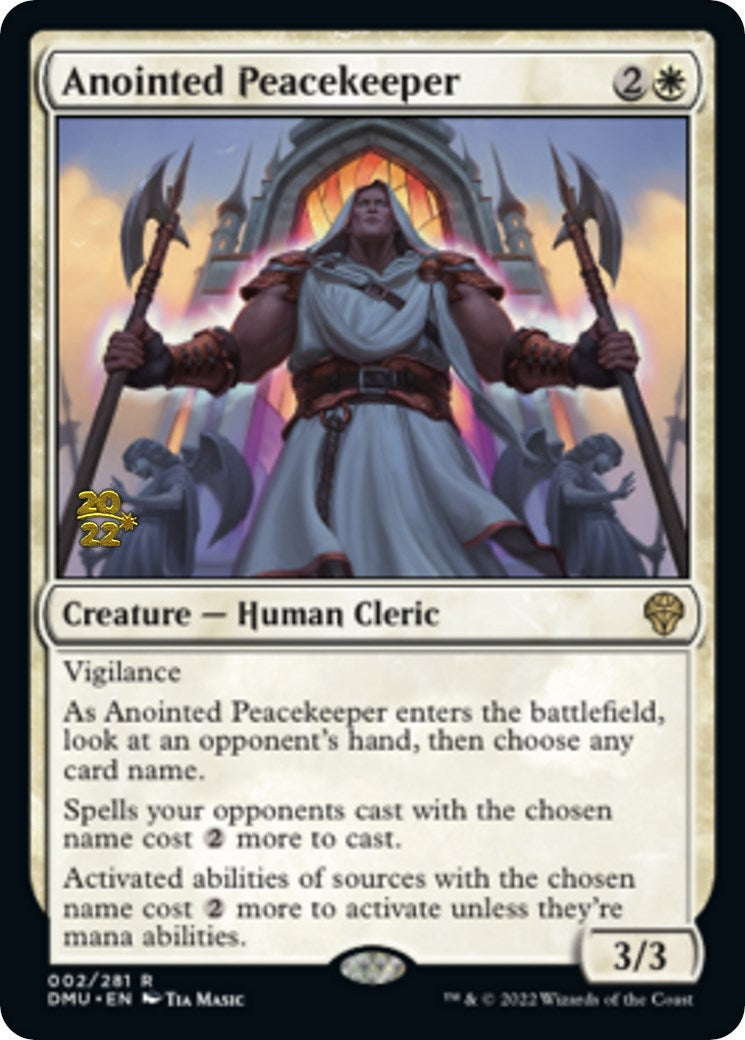 Anointed Peacekeeper [Dominaria United Prerelease Promos] | Exor Games Summserside