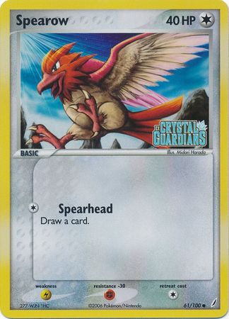 Spearow (61/100) (Stamped) [EX: Crystal Guardians] | Exor Games Summserside