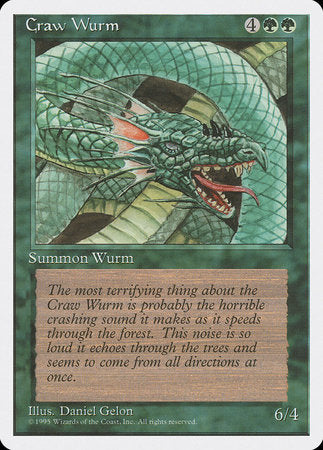 Craw Wurm [Fourth Edition] | Exor Games Summserside