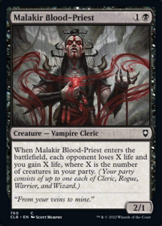 Malakir Blood-Priest [Commander Legends: Battle for Baldur's Gate] | Exor Games Summserside