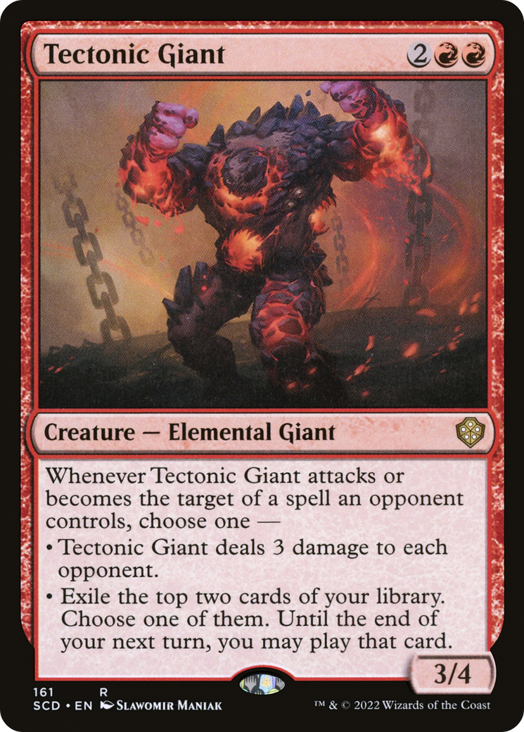 Tectonic Giant [Starter Commander Decks] | Exor Games Summserside