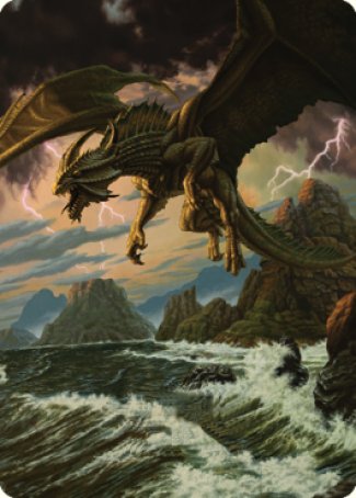 Ancient Bronze Dragon Art Card (03) [Commander Legends: Battle for Baldur's Gate Art Series] | Exor Games Summserside