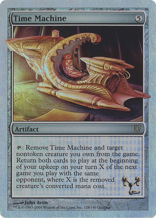 Time Machine (Alternate Foil) [Unhinged] | Exor Games Summserside