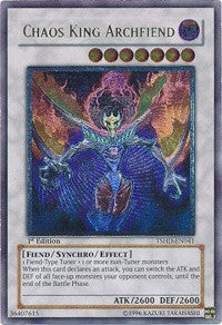 Chaos King Archfiend (UTR) [TSHD-EN041] Ultimate Rare | Exor Games Summserside