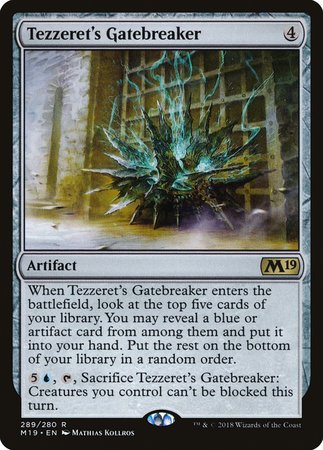 Tezzeret's Gatebreaker [Core Set 2019] | Exor Games Summserside