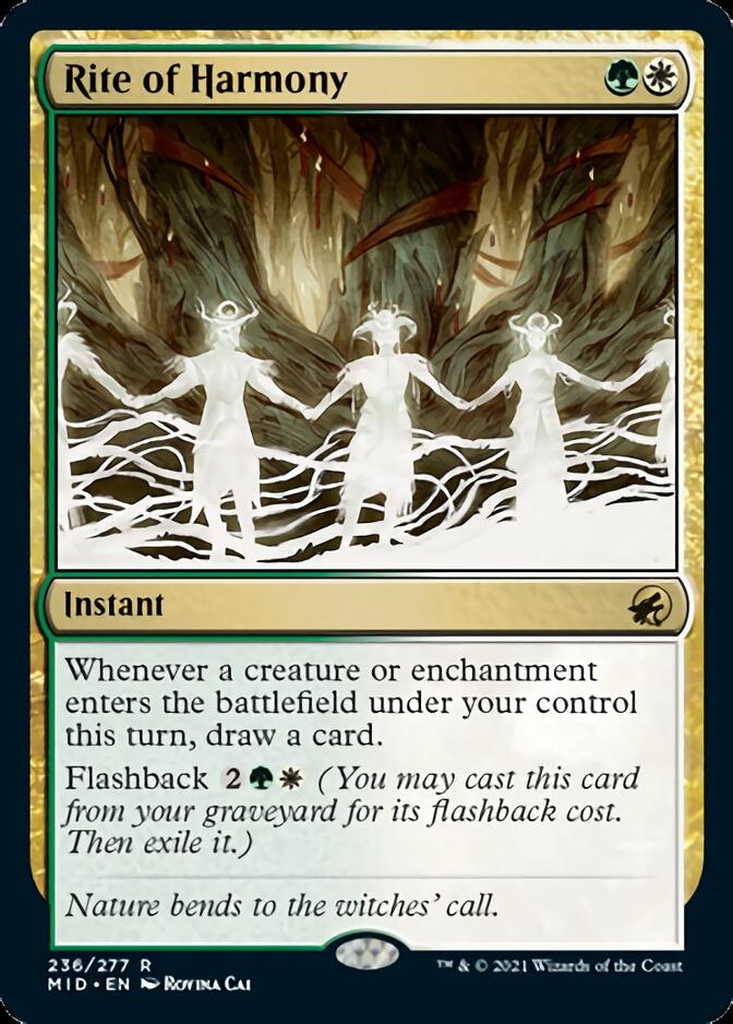 Rite of Harmony [Innistrad: Midnight Hunt] | Exor Games Summserside