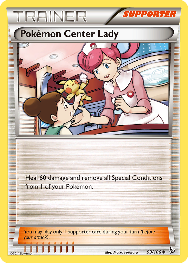 Pokemon Center Lady (93/106) [XY: Flashfire] | Exor Games Summserside