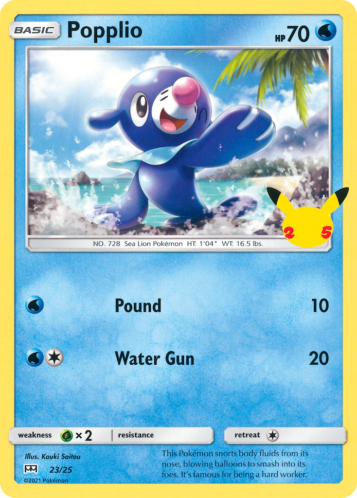 Popplio (23/25) [McDonald's 25th Anniversary] | Exor Games Summserside