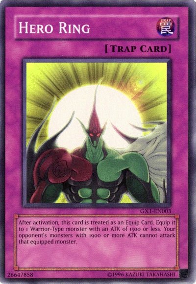 Hero Ring [GX1-EN003] Super Rare | Exor Games Summserside