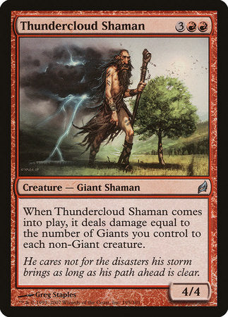 Thundercloud Shaman [Lorwyn] | Exor Games Summserside