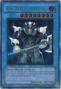 Demise, King of Armageddon (UTR) [SOI-EN035] Ultimate Rare | Exor Games Summserside