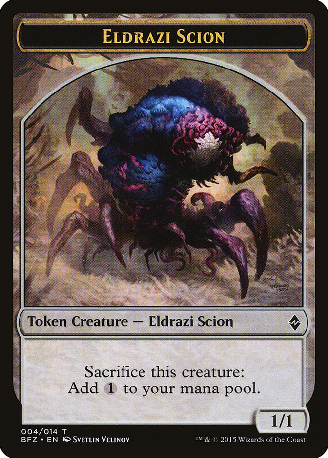 Eldrazi Scion (004/014) [Battle for Zendikar Tokens] | Exor Games Summserside