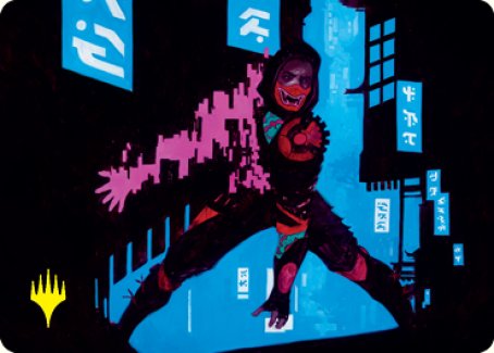 Return to Action Art Card (Gold-Stamped Signature) [Kamigawa: Neon Dynasty Art Series] | Exor Games Summserside