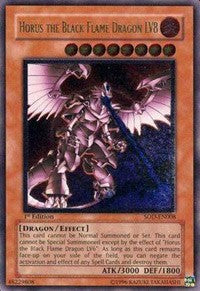 Horus the Black Flame Dragon LV8 (UTR) [SOD-EN008] Ultimate Rare | Exor Games Summserside