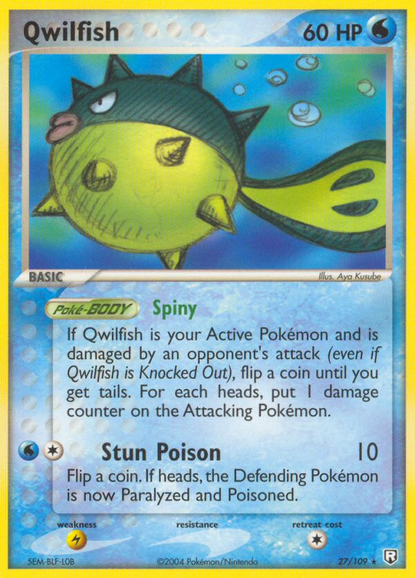 Qwilfish (27/109) [EX: Team Rocket Returns] | Exor Games Summserside