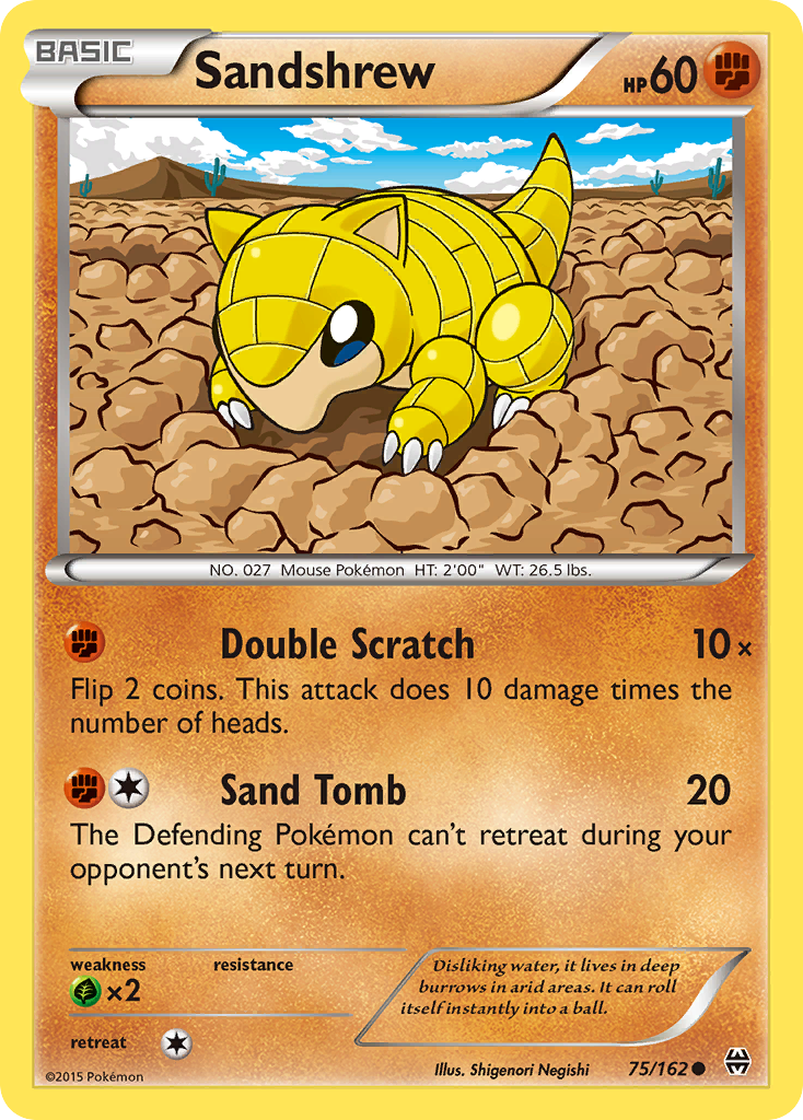 Sandshrew (75/162) [XY: BREAKthrough] | Exor Games Summserside