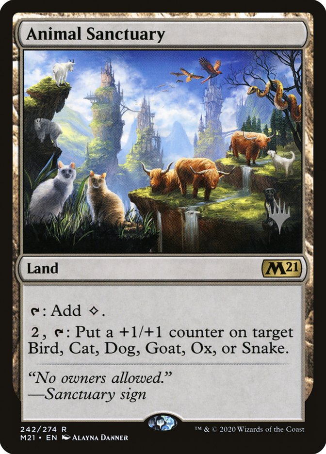 Animal Sanctuary (Promo Pack) [Core Set 2021 Promos] | Exor Games Summserside