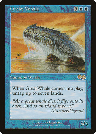 Great Whale [Urza's Saga] | Exor Games Summserside