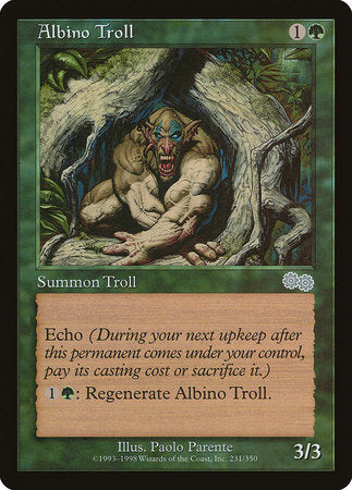 Albino Troll [Urza's Saga] | Exor Games Summserside