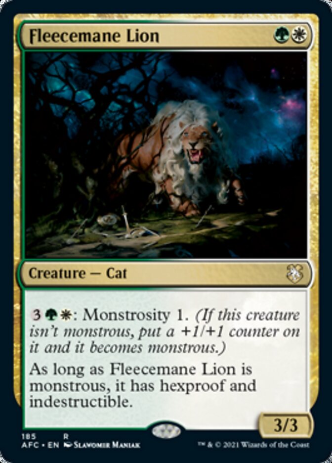 Fleecemane Lion [Dungeons & Dragons: Adventures in the Forgotten Realms Commander] | Exor Games Summserside