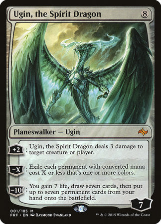 Ugin, the Spirit Dragon [Fate Reforged] | Exor Games Summserside