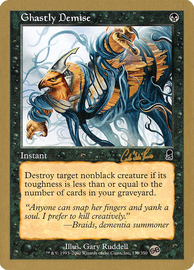 Ghastly Demise (Carlos Romao) (SB) [World Championship Decks 2002] | Exor Games Summserside