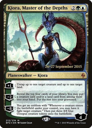 Kiora, Master of the Depths [Battle for Zendikar Promos] | Exor Games Summserside