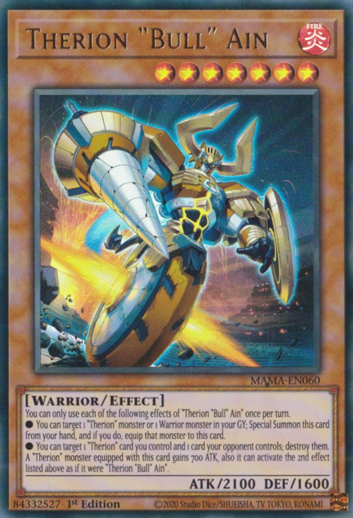 Therion "Bull" Ain [MAMA-EN060] Ultra Rare | Exor Games Summserside