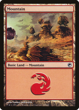 Mountain (245) [Scars of Mirrodin] | Exor Games Summserside