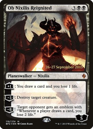 Ob Nixilis Reignited [Battle for Zendikar Promos] | Exor Games Summserside