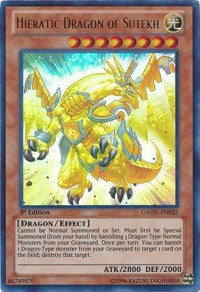 Hieratic Dragon of Sutekh [GAOV-EN025] Ultra Rare | Exor Games Summserside