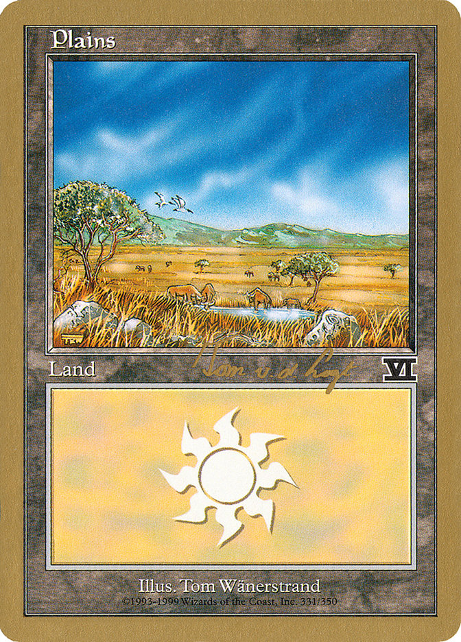 Plains (tvdl331) (Tom van de Logt) [World Championship Decks 2000] | Exor Games Summserside