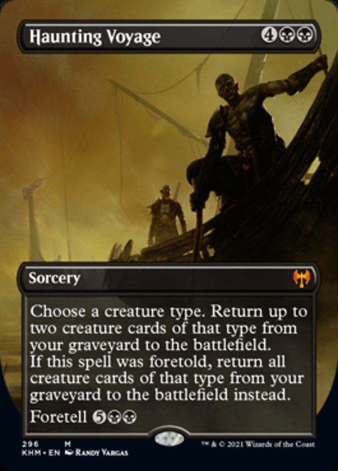 Haunting Voyage (Borderless Alternate Art) [Kaldheim] | Exor Games Summserside