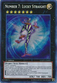 Number 7: Lucky Straight [GAOV-EN091] Secret Rare | Exor Games Summserside